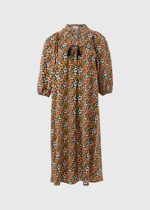 Multicolour Ditsy Airflow Midi Dress - 8 Image 5