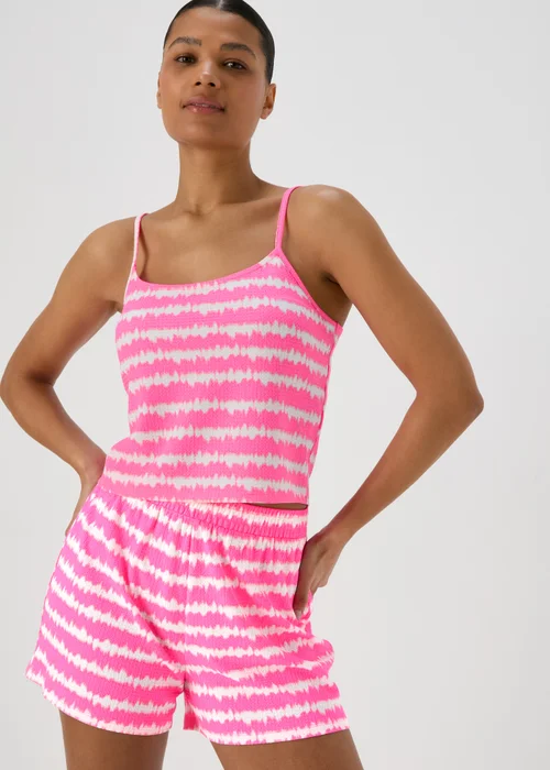 Tie Dye Co Ord Pink Shorts - 8 Image 4