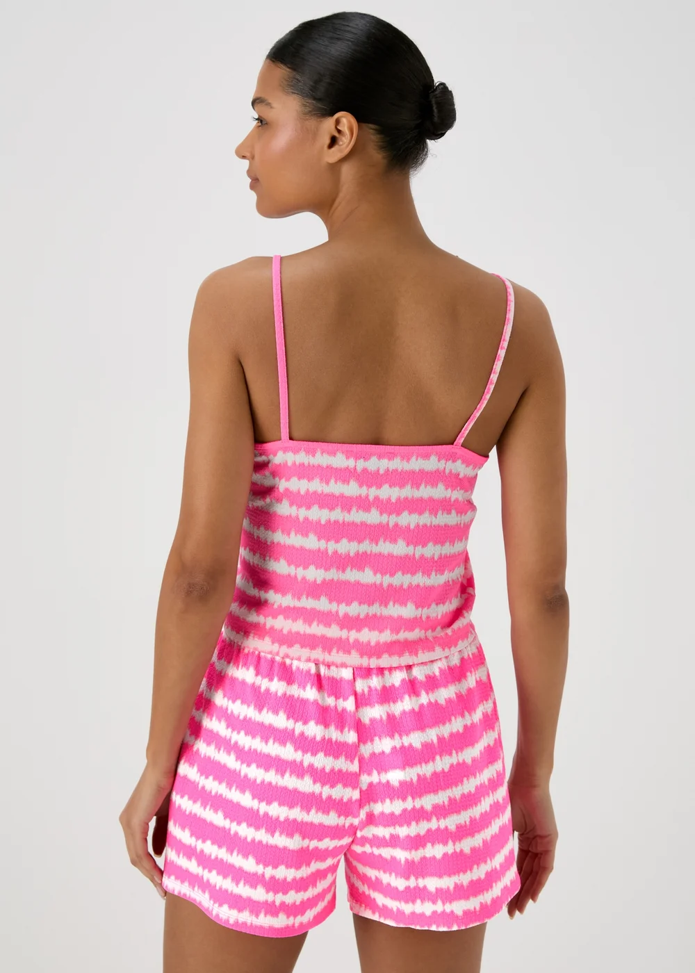 Tie Dye Co Ord Pink Shorts - 8 Image 2
