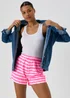 Tie Dye Co Ord Pink Shorts - 8 Image 1