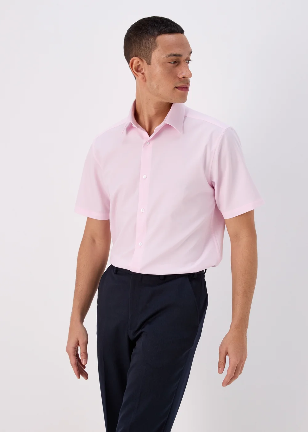 Taylor & Wright Pink Textured Shirt - Small Image 4