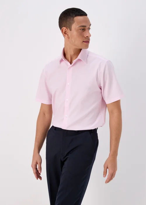 Taylor & Wright Pink Textured Shirt - Small Image 4