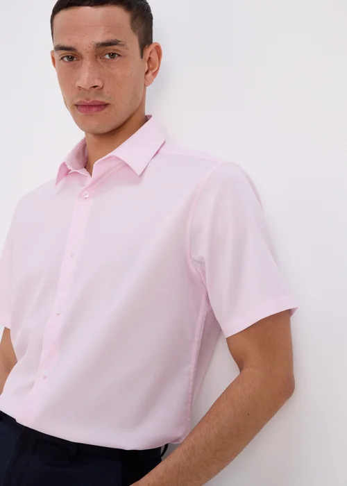Taylor & Wright Pink Textured Shirt - Small Image 3