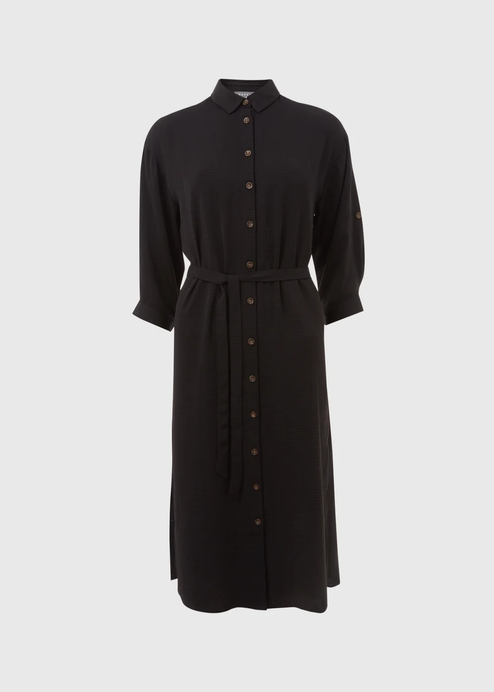 Black 3/4 Midi Dress - 8 Image 5