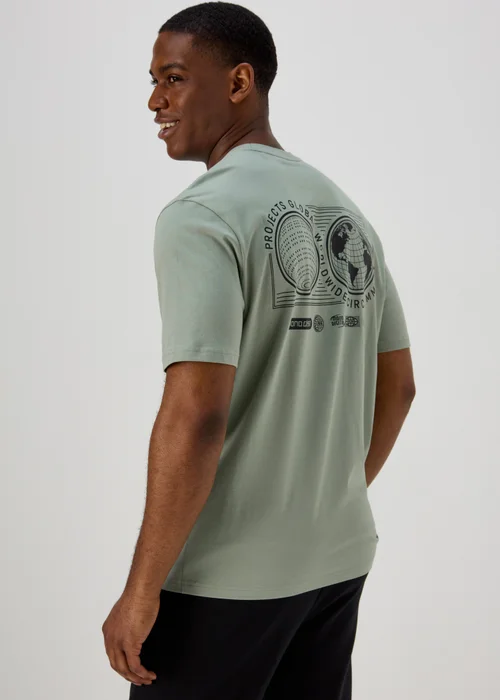 US Athletic Sage Graphic T-Shirt - Extra small Image 2