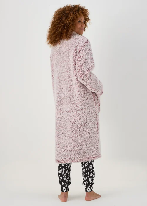 Pink Zip Up Dressing Gown - Small Image 2