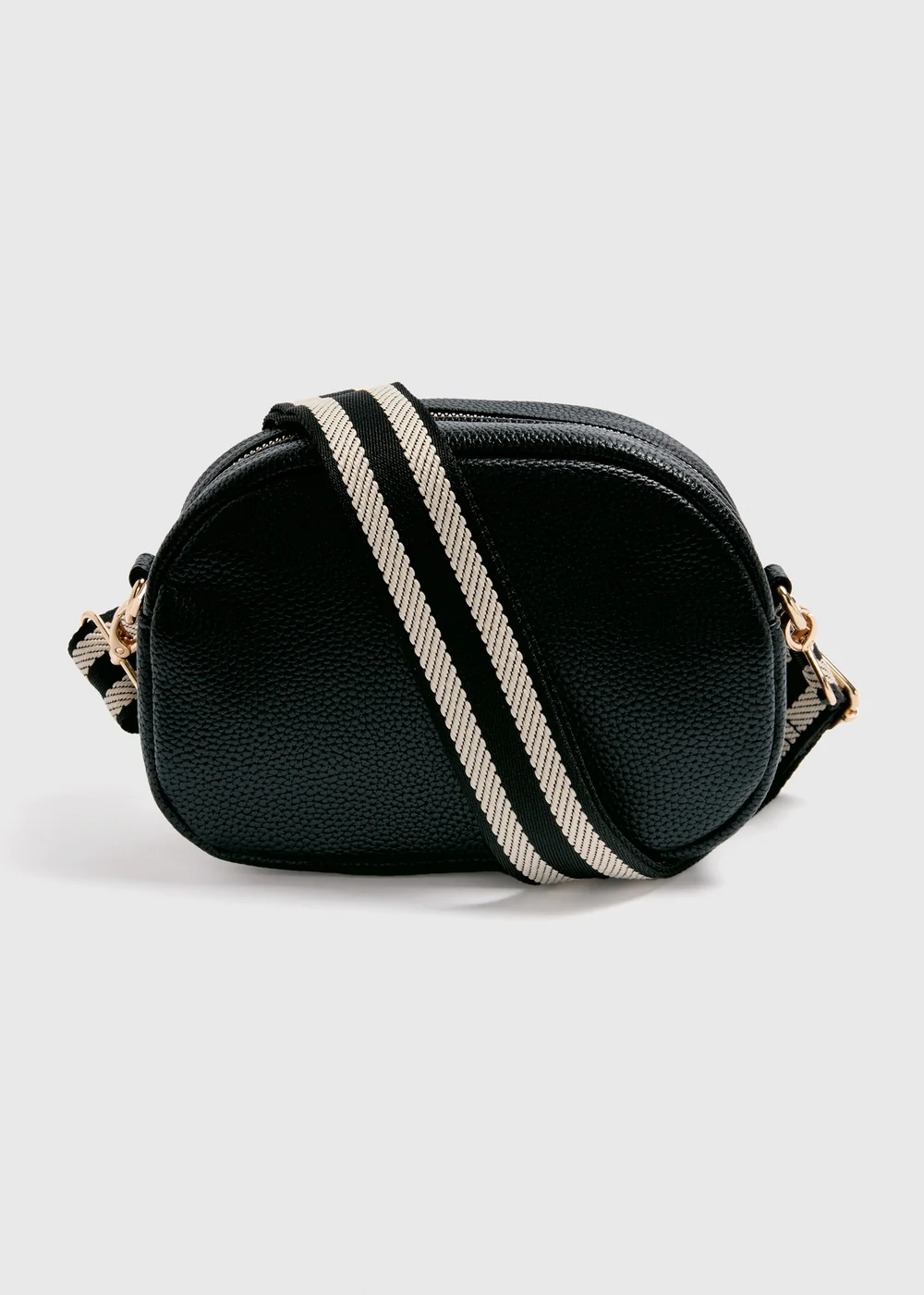 Black PU Camera Bag - One Size Image 3