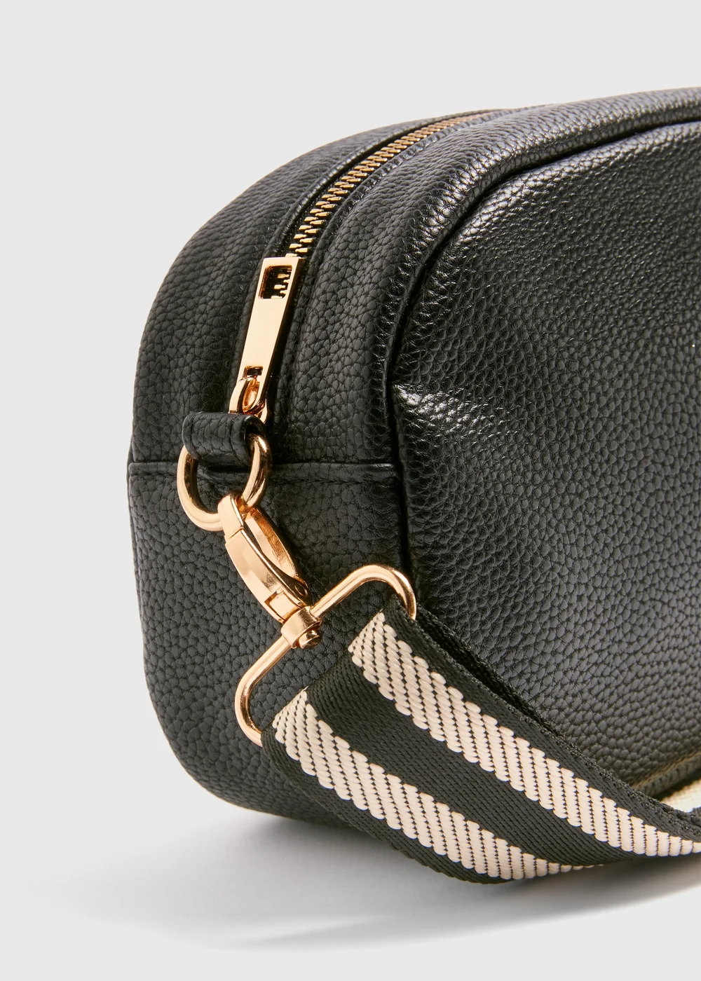 Black PU Camera Bag - One Size Image 4