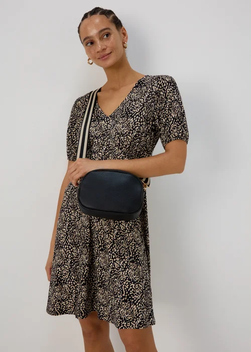 Black PU Camera Bag - One Size Image 1