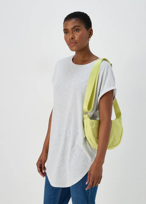 Lime Nylon Moon Bag - One Size Image 2