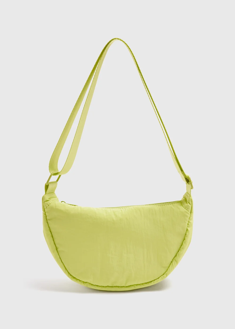 Lime Nylon Moon Bag - One Size Image 3