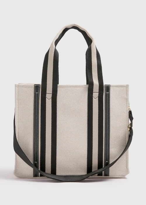 Natural Canvas Tote Bag - One Size Image 3