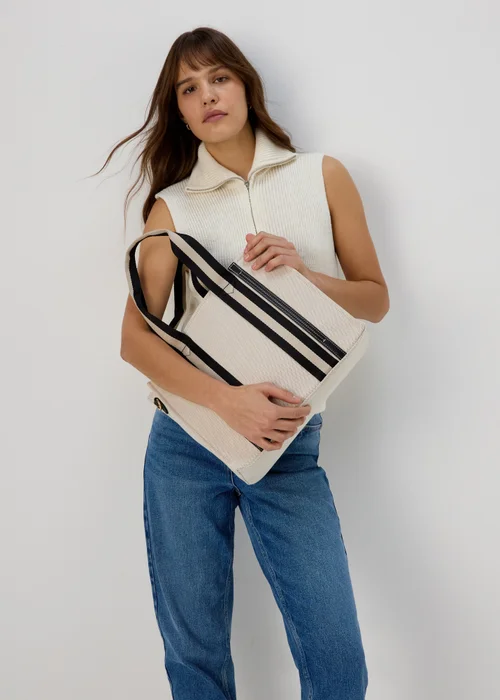 Natural Canvas Tote Bag - One Size Image 2