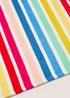 Rainbow Stripe Print Beach Towel (140cm x 70cm) Image 2
