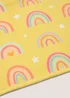 Yellow Rainbow Print Beach Towel (140cm x 70cm) Image 2