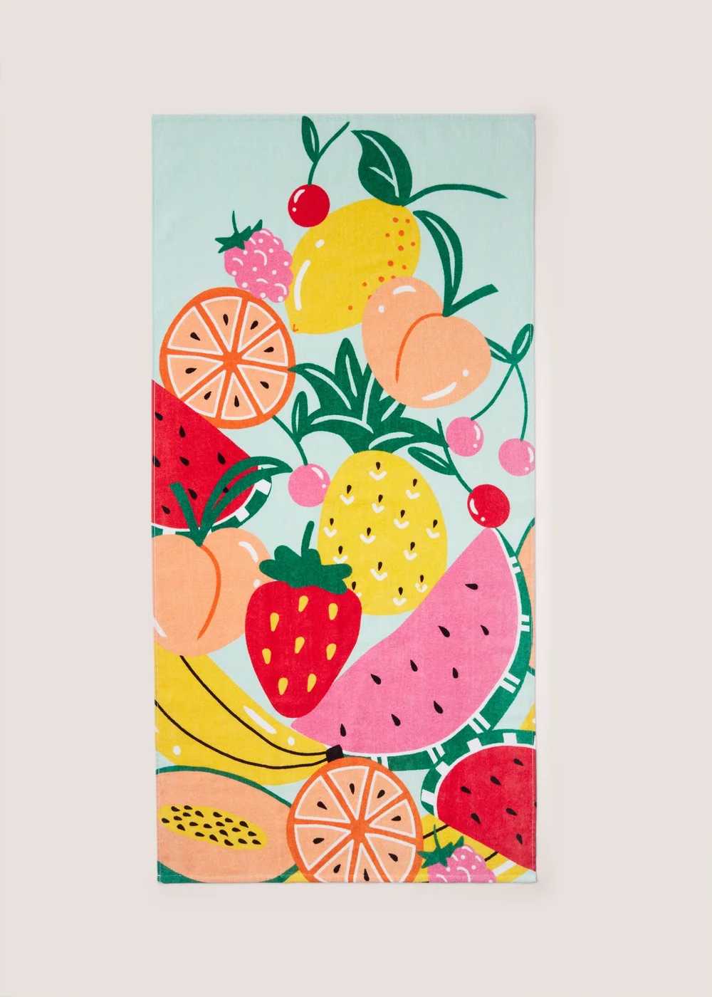 Fruit Print Beach Towel (70cm x 140cm) Image 1