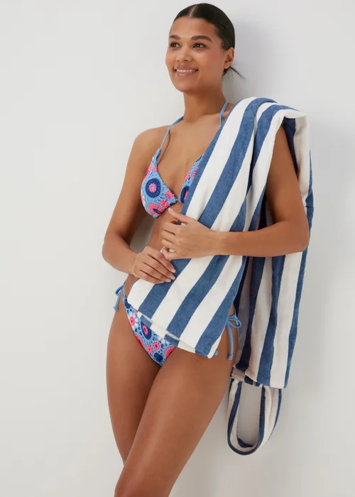 Indigo Beach Bag (35cm x 30cm) Image 4