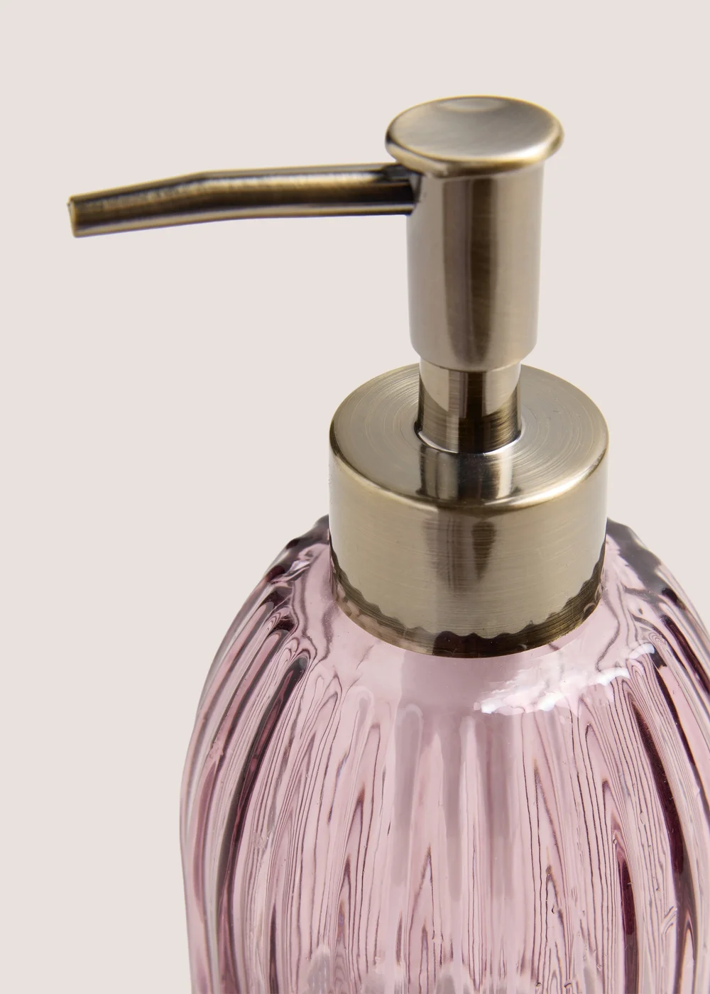 Lilac Glass Soap Dispenser Image 2