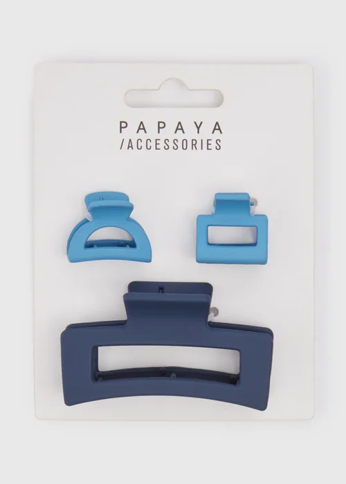 Blue 3 Pack Clamp Set - One Size Image 1