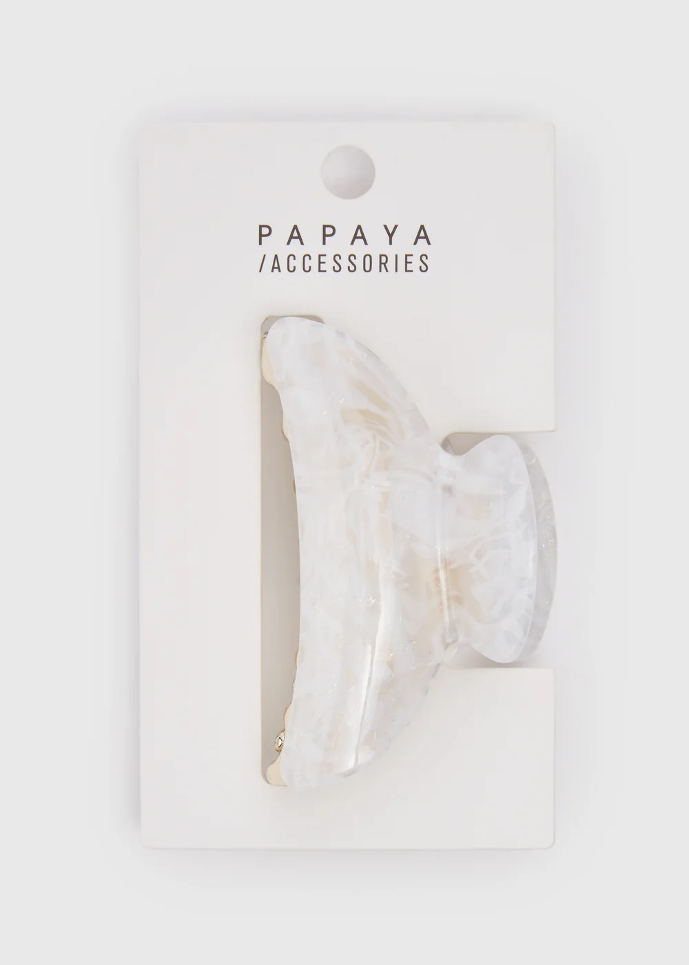 White Resin Clamp - One Size Image 1