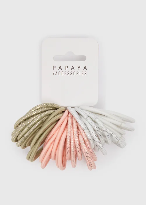 Multicoloured Hair Bobbles - One Size Image 1