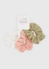 Multicolour Hair Scrunchy - One Size Image 1