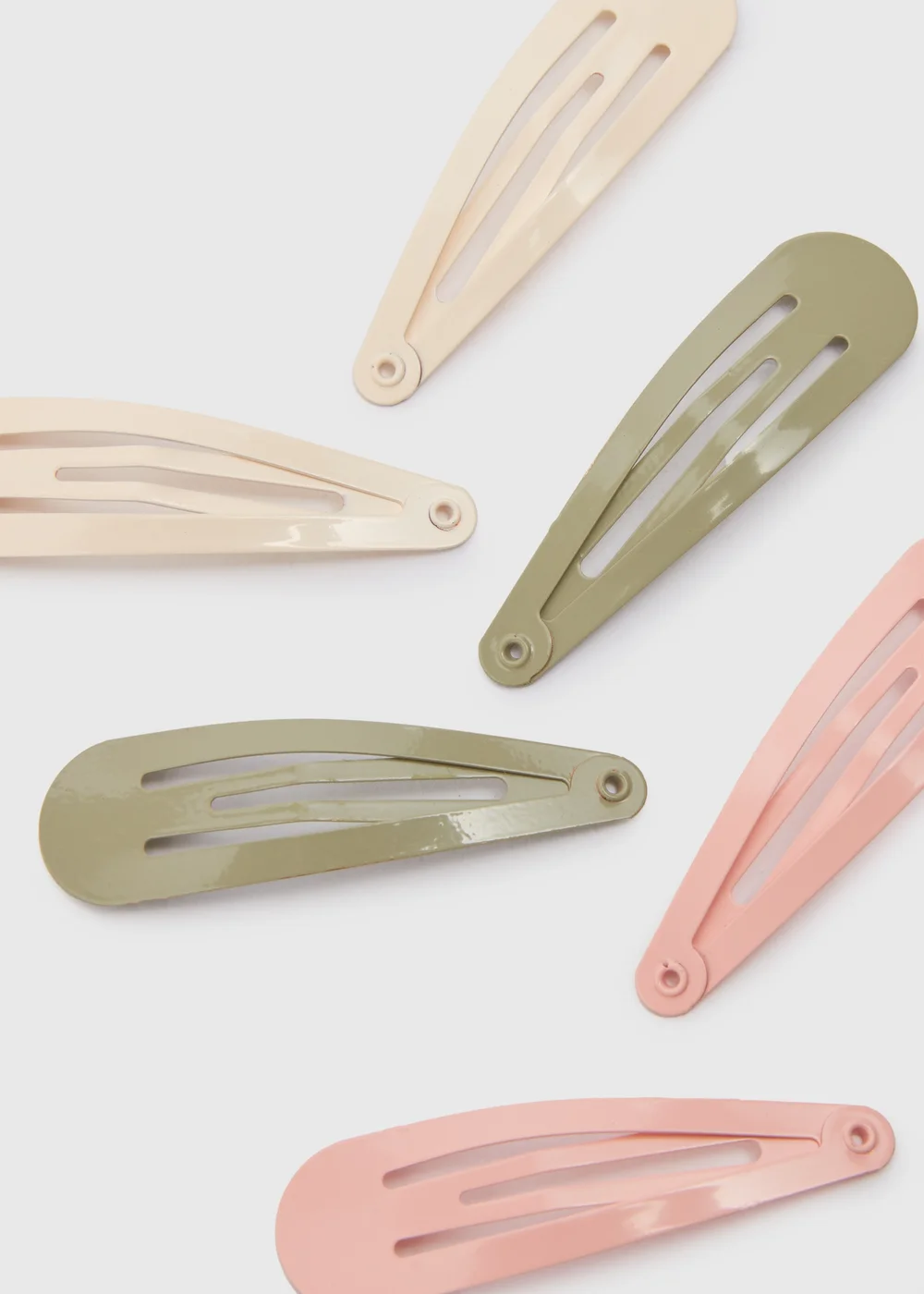 12 Pack Multicolour Hair Clips - One Size Image 2