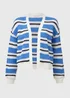 Ivory Stripe Pointelle Stitch Cardigan - XS Image 5