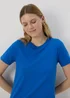Blue Midi T-Shirt Jersey Dress - 8 Image 3
