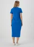 Blue Midi T-Shirt Jersey Dress - 8 Image 2