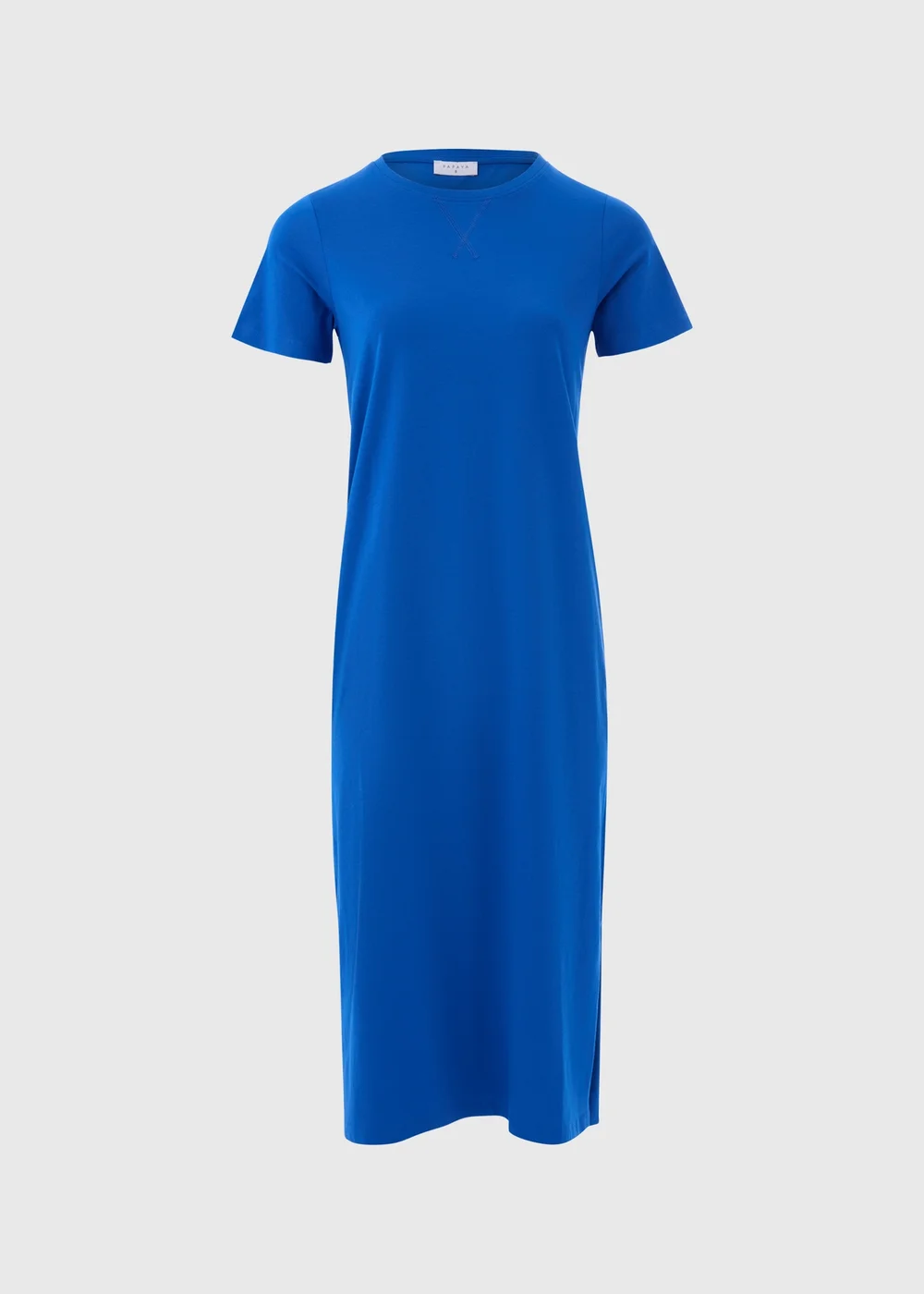 Blue Midi T-Shirt Jersey Dress - 8 Image 5
