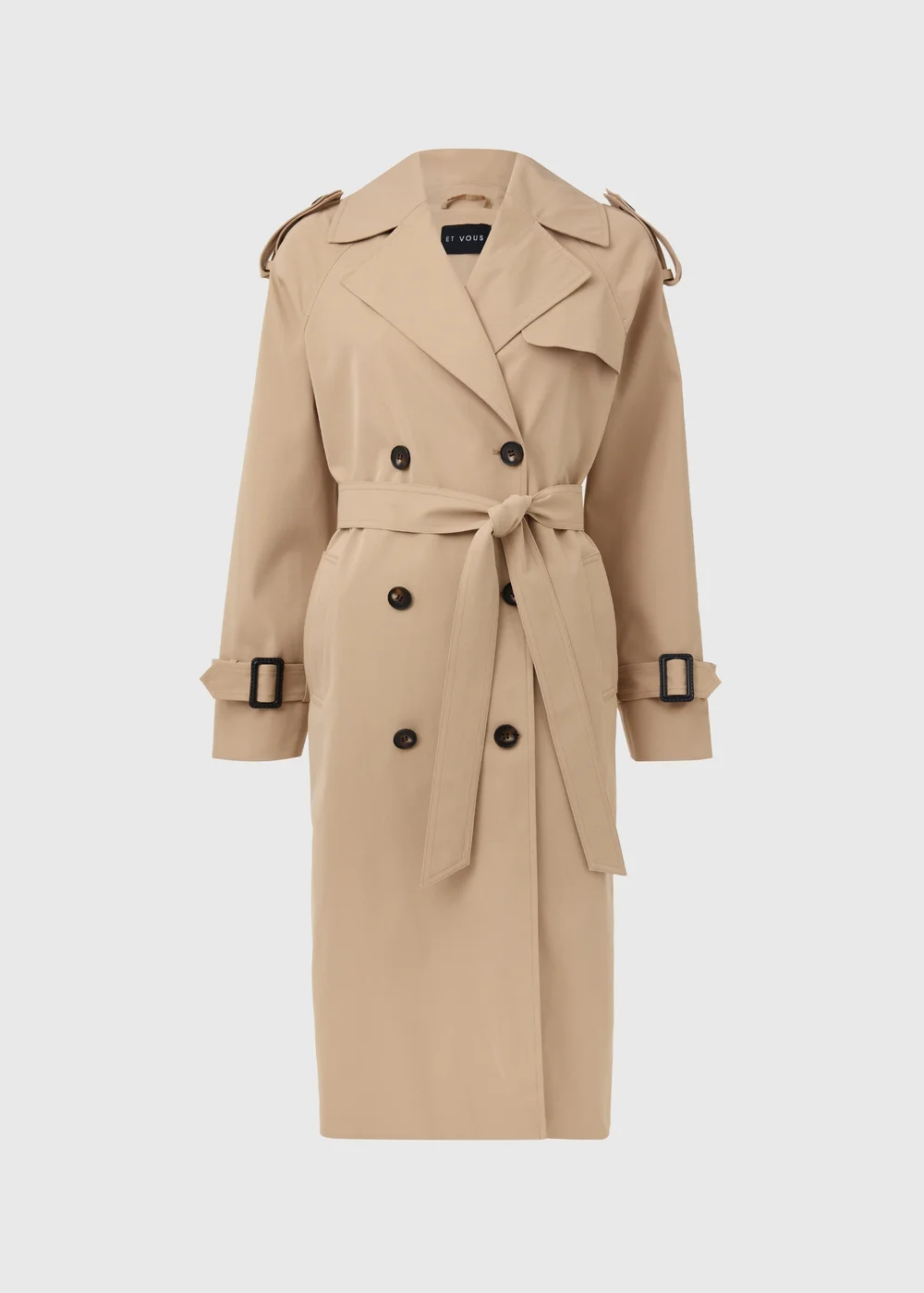 Et Vous Beige Trench Coat - 8 Image 5
