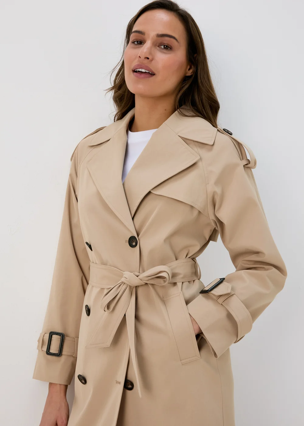 Et Vous Beige Trench Coat - 8 Image 3