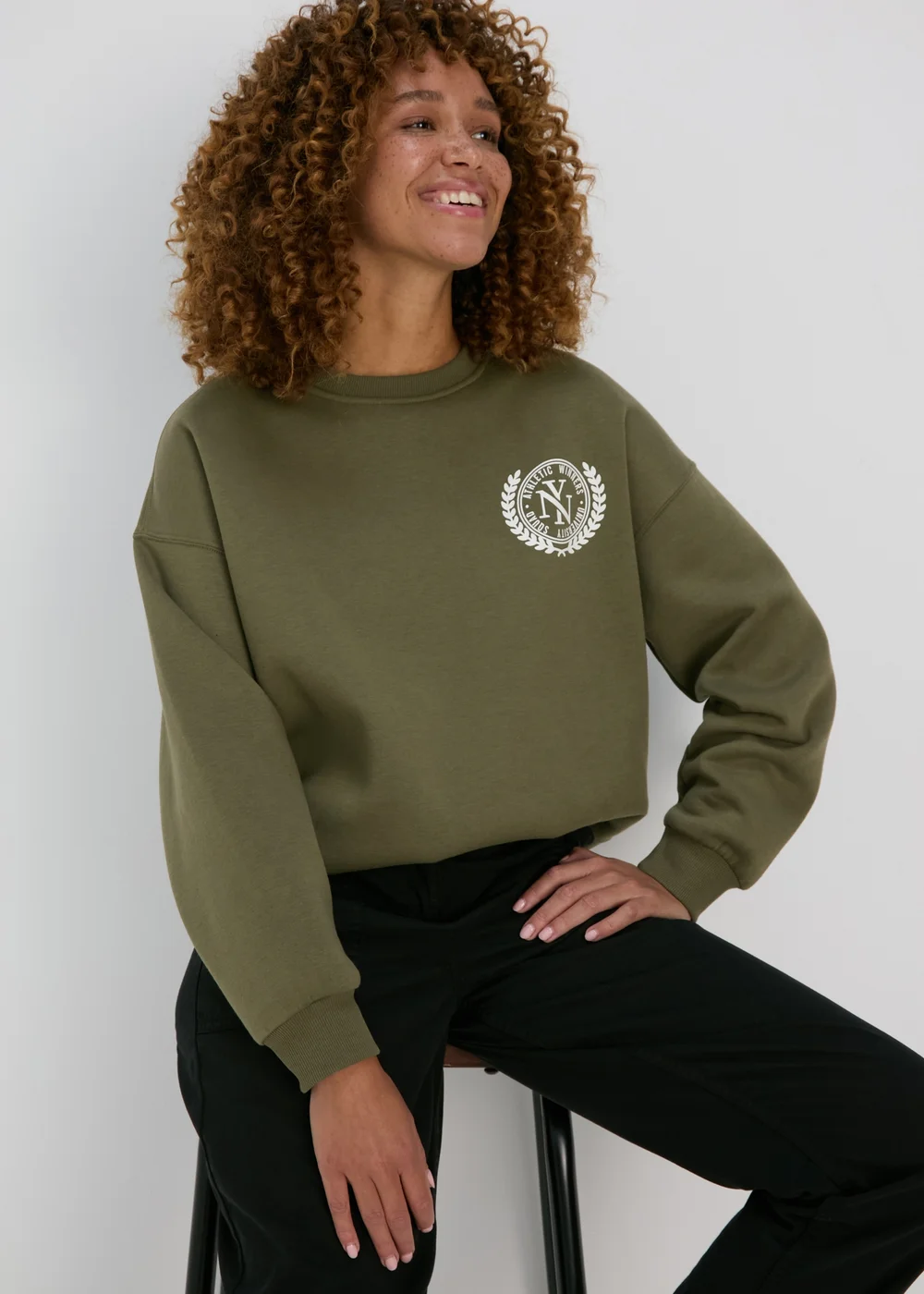 Khaki Sweatshirt - S Image 1