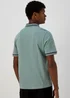 Sage Tipped Polo Shirt - S Image 2