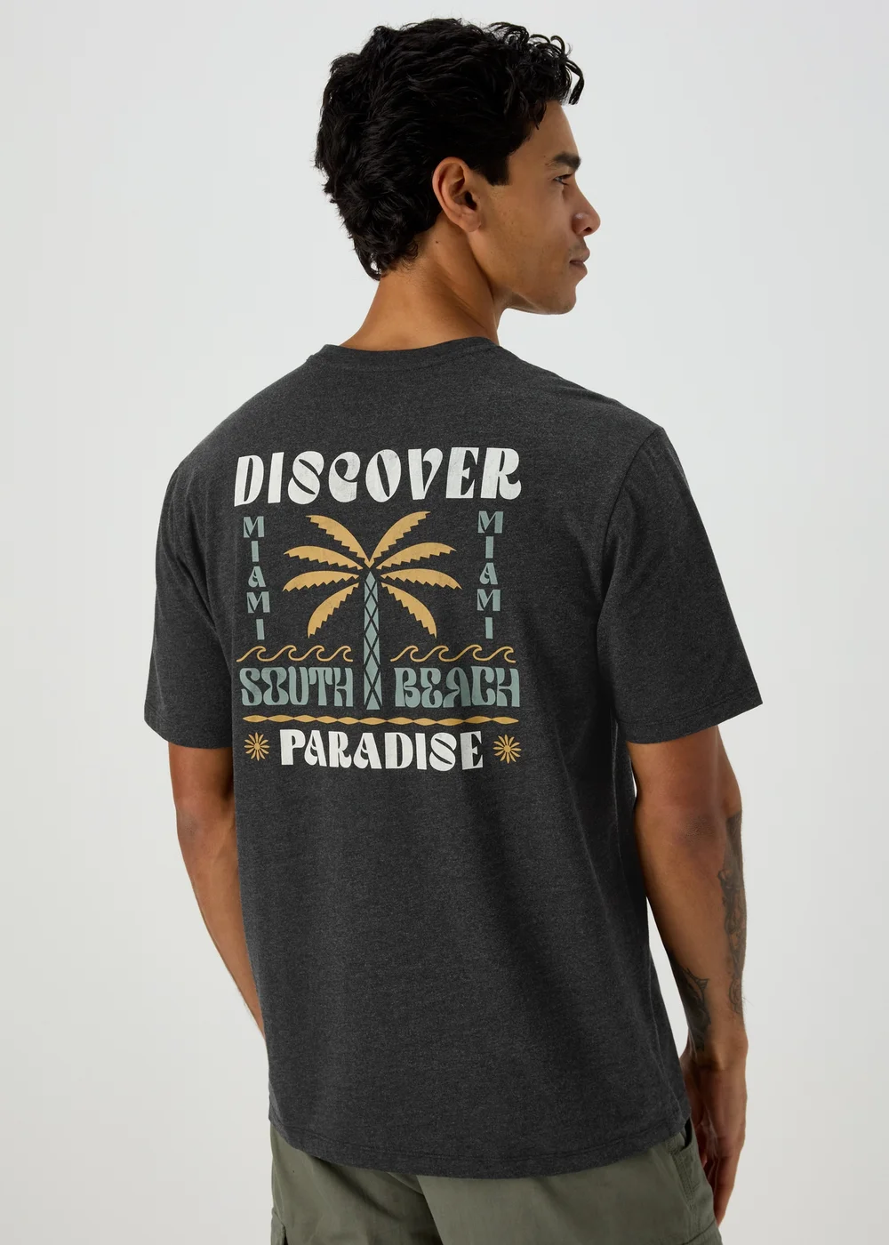 Charcoal Paradise T-Shirt - S Image 2