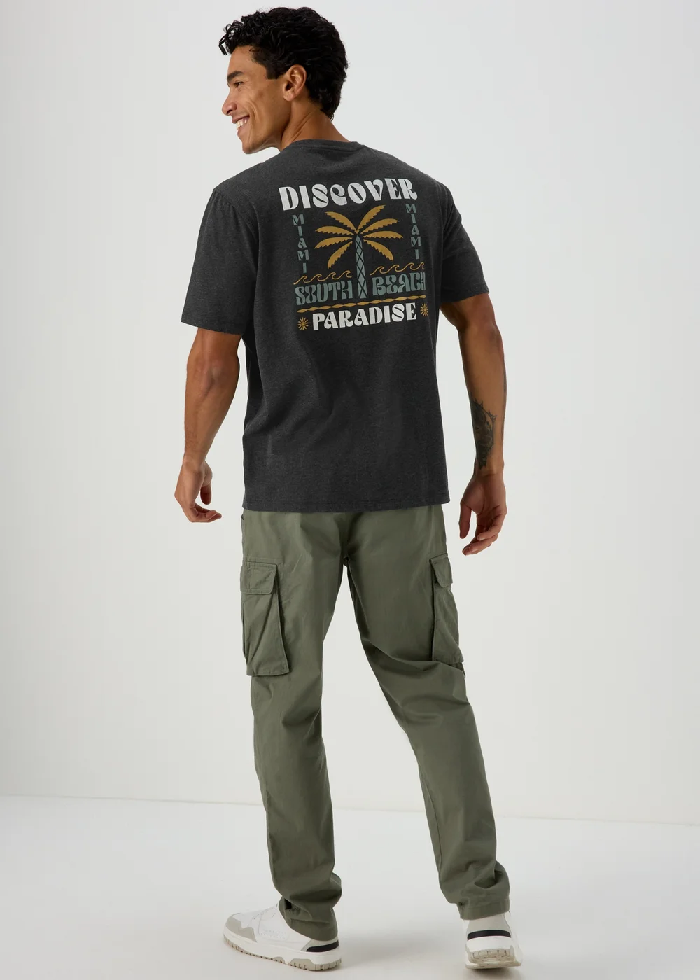 Charcoal Paradise T-Shirt - S Image 4