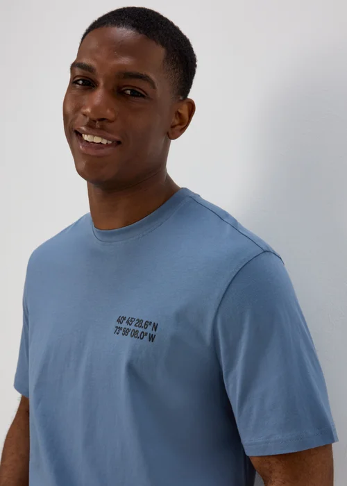 US Athletic Blue Graphic T-Shirt - Extra small Image 3