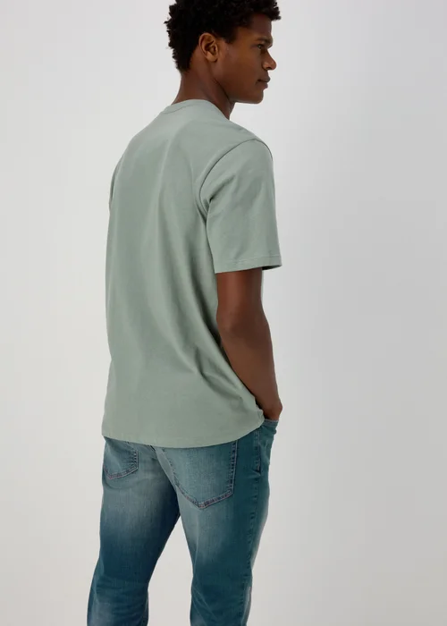 Green Essential Crew Neck T-Shirt - S Image 2