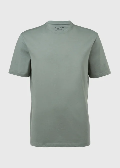 Green Essential Crew Neck T-Shirt - S Image 5