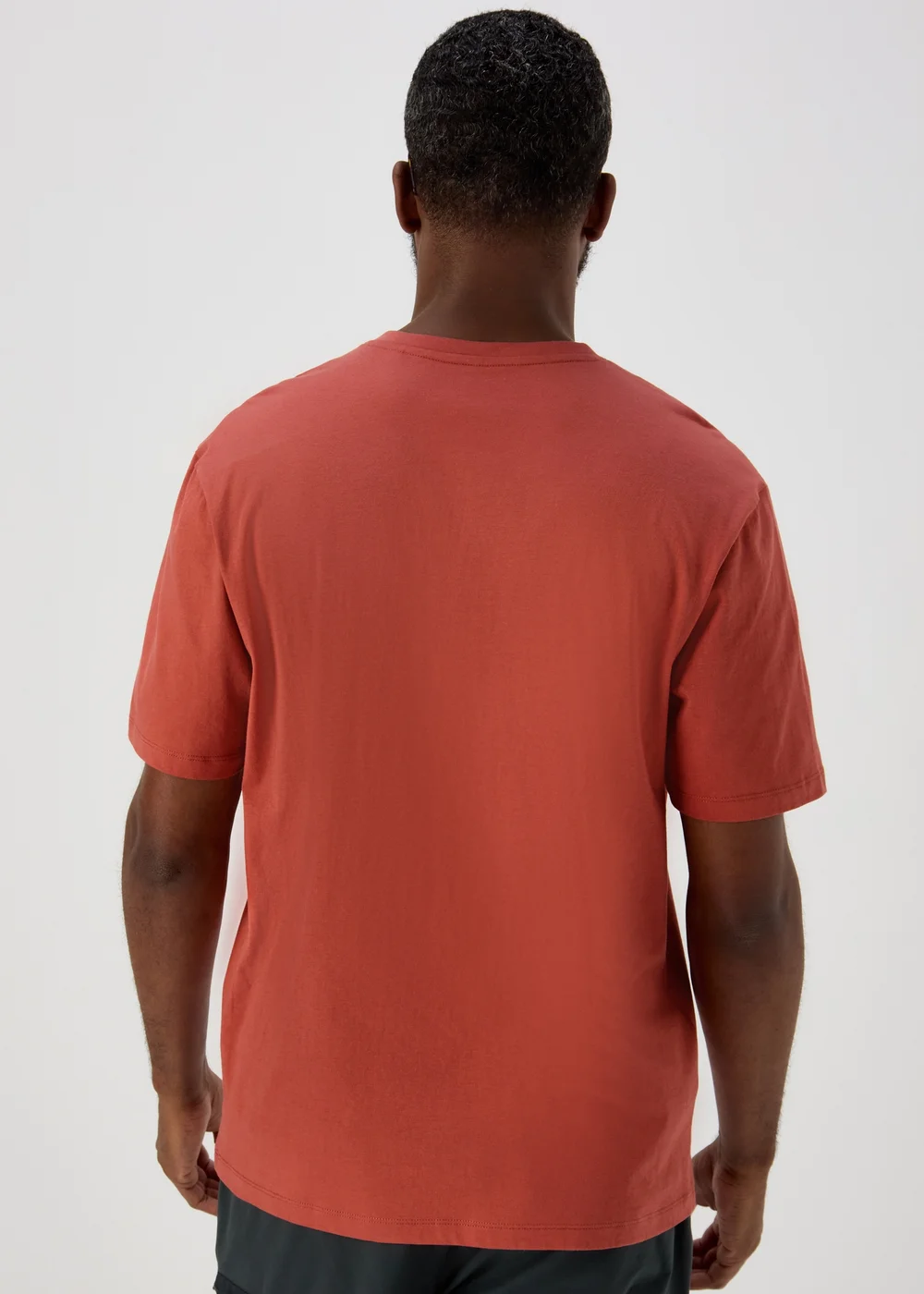 Tuscan Red V Neck Essential T-Shirt - Small Image 2