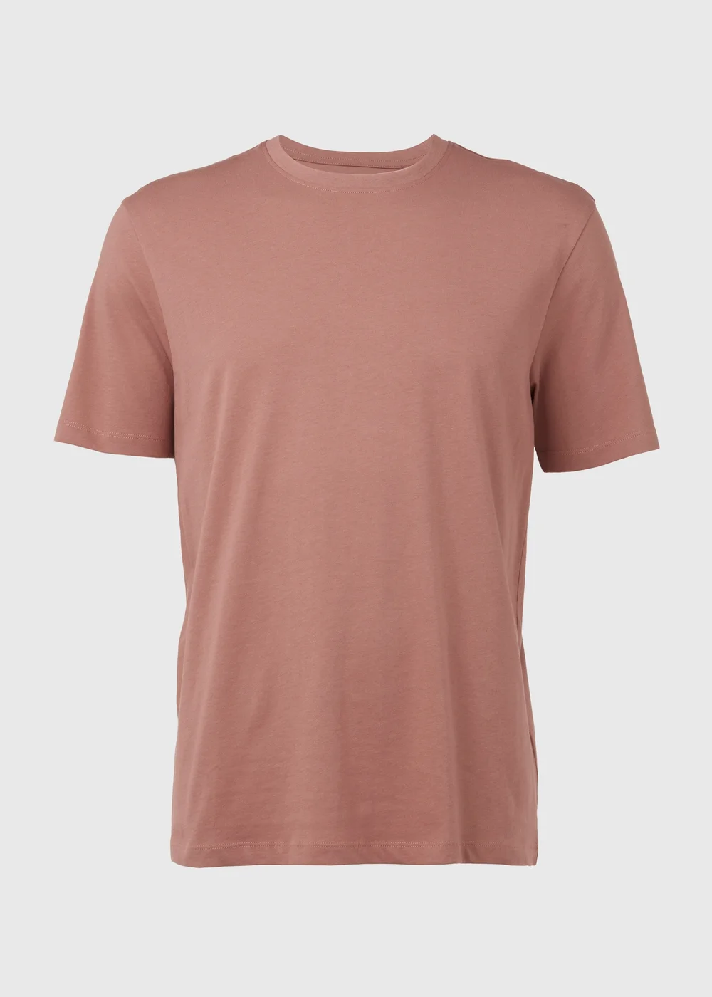 Rose Burlwood Essential Crew Neck T-Shirt - S Image 5