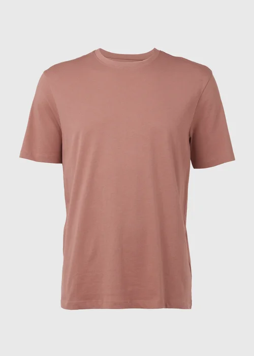 Rose Burlwood Essential Crew Neck T-Shirt - S Image 5