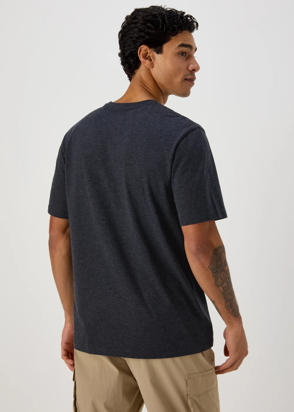Navy Brooklyn Burnout T-Shirt - S Image 2