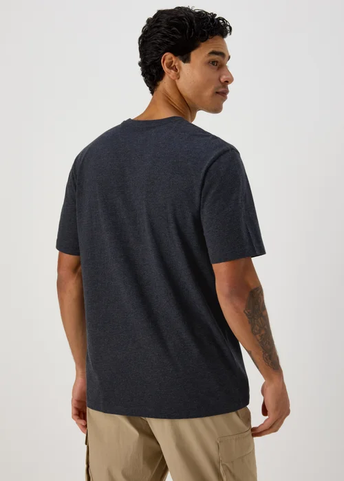 Navy Brooklyn Burnout T-Shirt - S Image 2