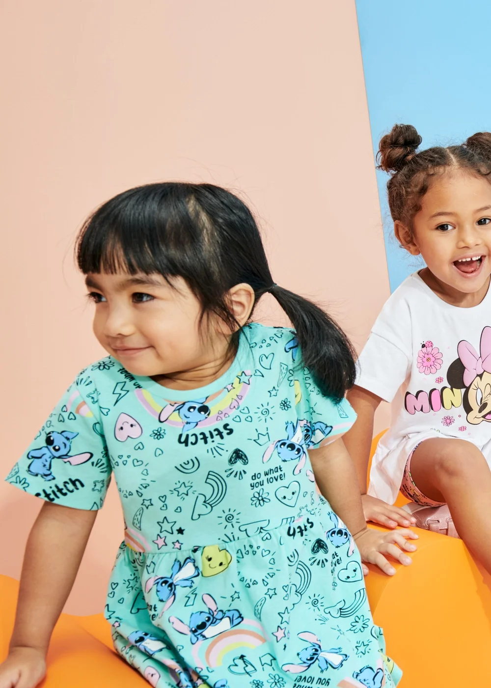 Disney Girls Blue Stitch Dress (1-7yrs) - 1-1.5 Yrs Image 3