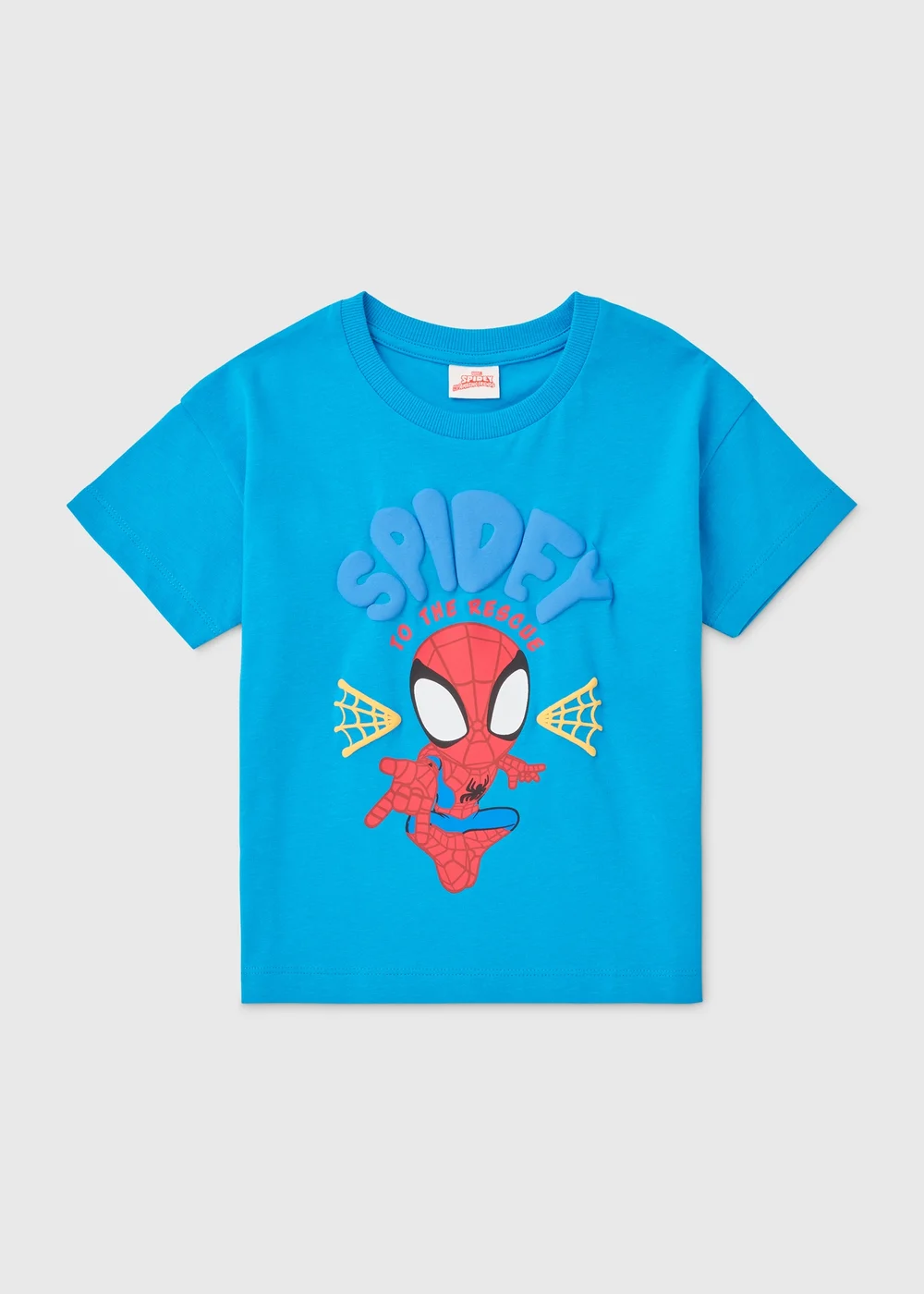Marvel Boys Blue Spidey Rescue T-Shirt (9mths-6yrs) - 9-12 months Image 1