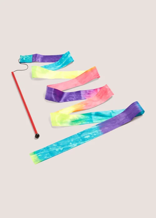 Rainbow Twirling Ribbon Image 2