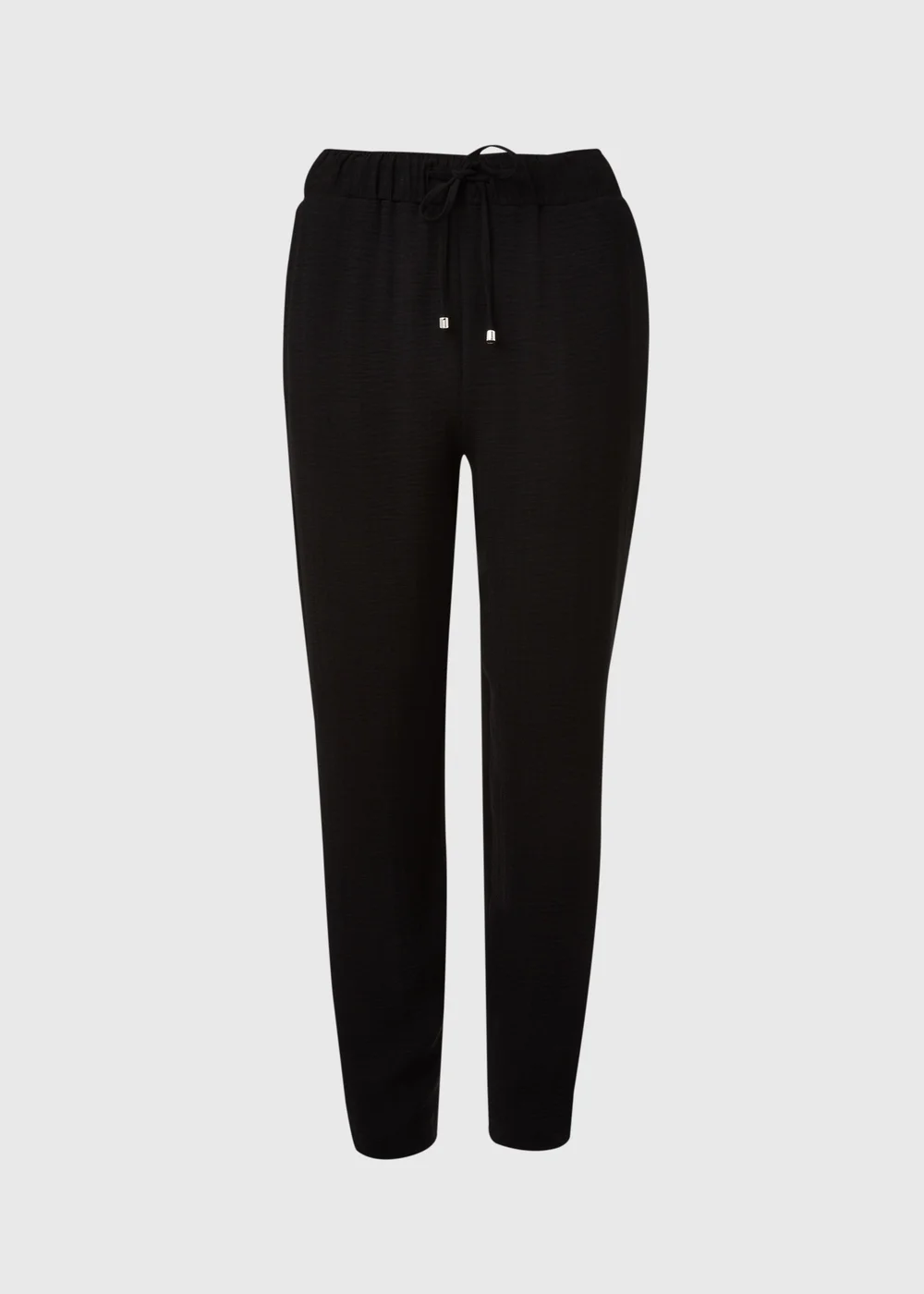 Black Light Weight Tapered Trousers - 8 Image 5