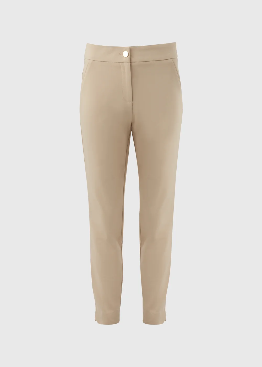 Et Vous Beige Neutral Capri Trousers - 8 Image 5